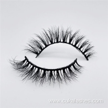 reusable mink lashes 12 mm mink strip eyelashes